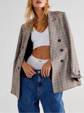 NWOT Free People Ashby Blazer